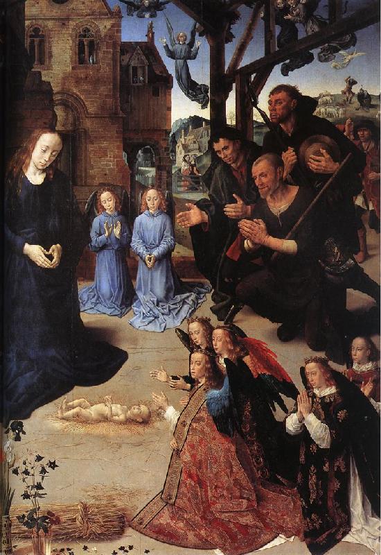 GOES, Hugo van der The Adoration of the Shepherds Germany oil painting art